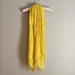 Scarf, yellow